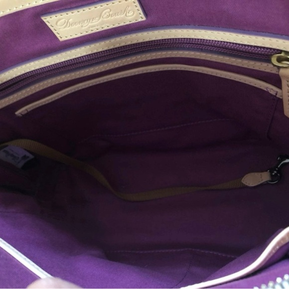 Dooney & Bourke Disney Satchel - Blue and Tan - Picture 8 of 8